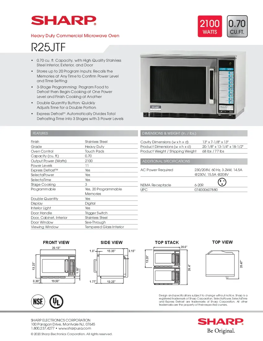 sharp-r25jtf-microwave-oven-208v-2100-watts-20-07-w-specsheet-260726w0r2gw.pdf