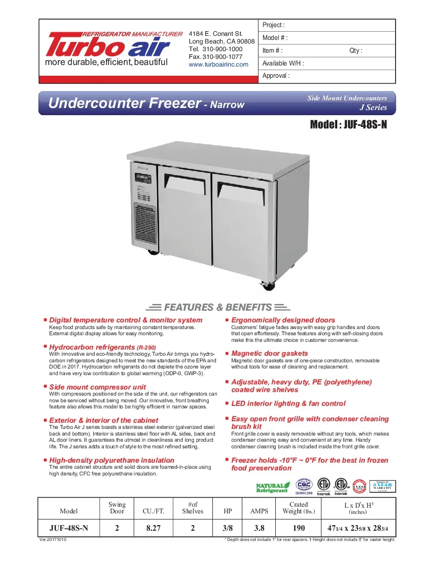 turbo-air-juf-48s-n-freezer-undercounter-reach-in-115v-47-25-w-stainless-st-260726eetkhu.pdf