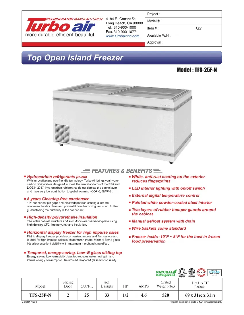 turbo-air-tfs-25f-n-chest-freezer-r290-with-drain-115-v-specsheet-260719aw0hf5.pdf