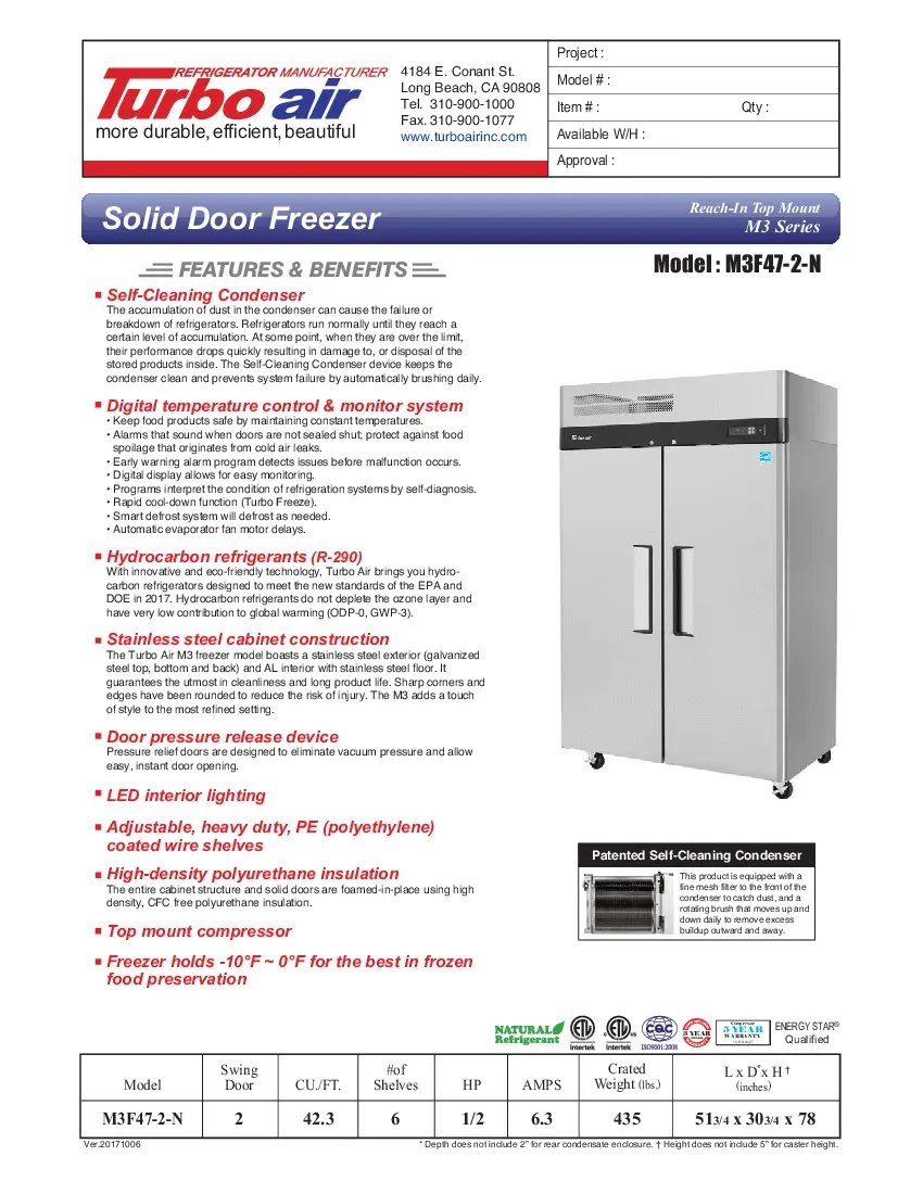 turbo-air-m3f47-2-n-freezer-reach-in-115v-two-section-self-contained-specsh-260719i66yi0.pdf