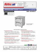 turbo-air-tuf-28sd-d2-n-freezer-undercounter-reach-in-specsheet-251119b8vok0.pdf