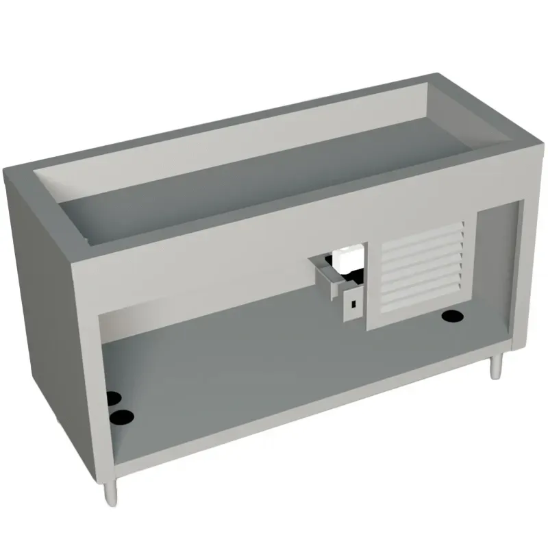 Duke Manufacturing 316-25SS, Serving Counter, Cold Food, 60" W