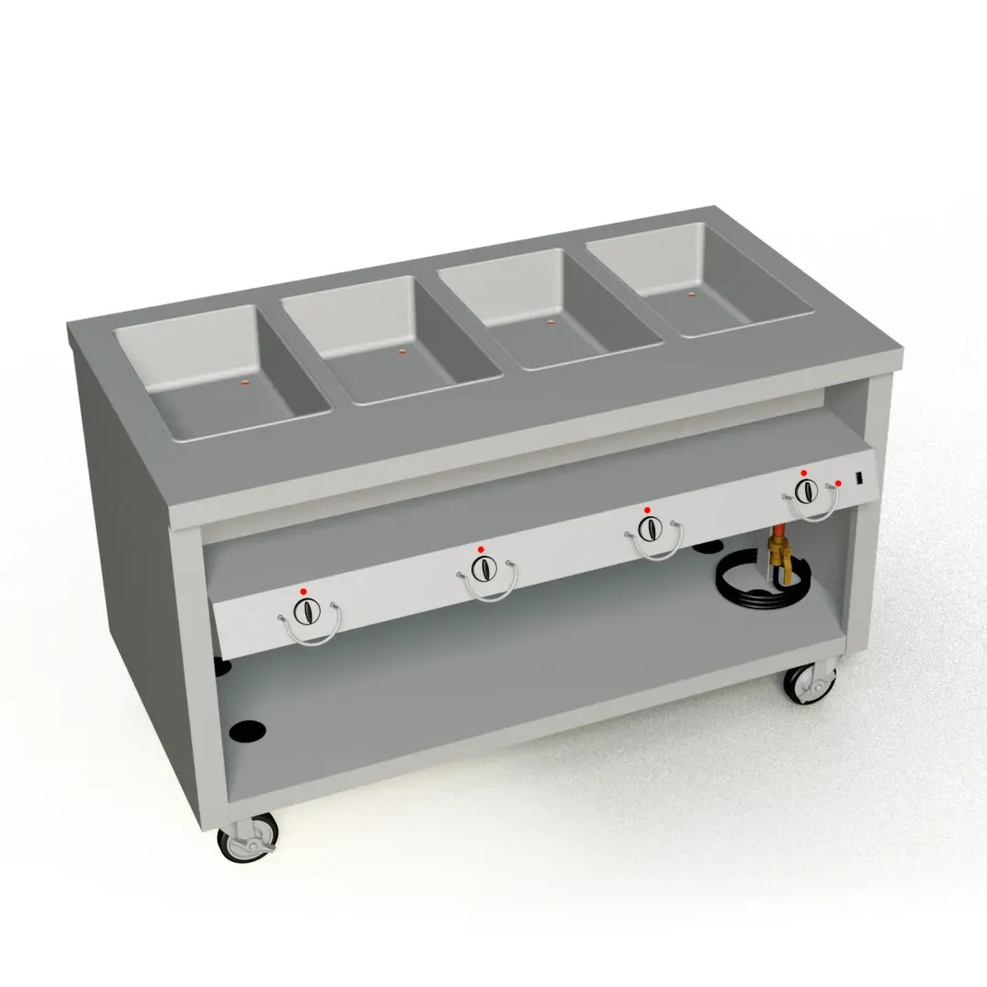 Duke Manufacturing TEHF-60PG, Serving Counter, Hot Food, Electric, 60" W, Swivel, 32" D