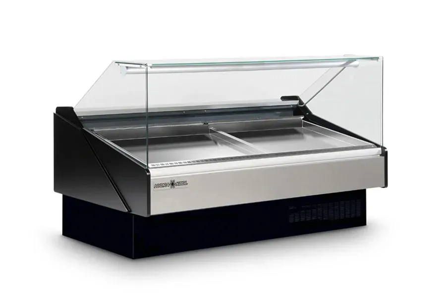 MVP KFM-SF-100-S, Display Case, Deli Seafood / Poultry, Glass Doors