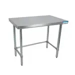 BK Resources , CVTOB-3624, Work Table,  36" - 38", Stainless Steel Top