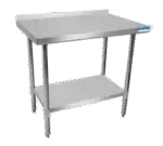 BK Resources , SVTR-1848, Work Table,  40" - 48", Stainless Steel Top