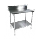 BK Resources SVTR5-7230, Work Table,  63" - 72", Stainless Steel Top