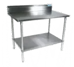 BK Resources , VTTR5-7224, Work Table,  63" - 72", Stainless Steel Top