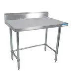 BK Resources VTTR5OB-3630, Work Table,  36" - 38", Stainless Steel Top
