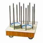 Lakeside Manufacturing 402, Cart /  Dolly, Dish