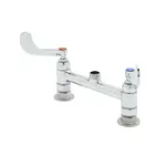 T&S Brass , B-0220-LN-WH4, Faucet, Deck Mount