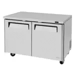 Turbo Air MUF-48-N, Freezer, Undercounter, Reach-In